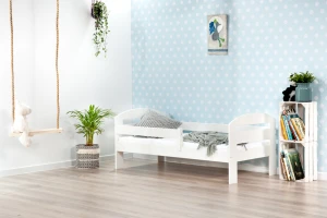 Łóżko 190x80cm BumbleBee pojedyncze kolor biały
