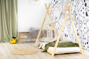 Łóżko 180x80cm Cheeky Monkey Tipi kolor sosna