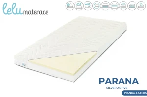 Materac PARANA SILVER ACTIVE pianka-lateks 10cm