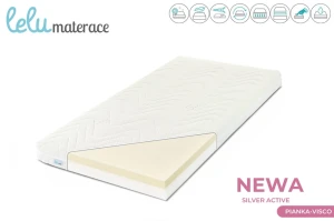 Materac NEWA SILVER ACTIVE pianka- pianka VISCO 10cm