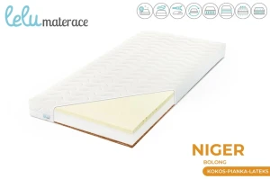 Materac NIGER BOLONG kokos-pianka-lateks 10cm